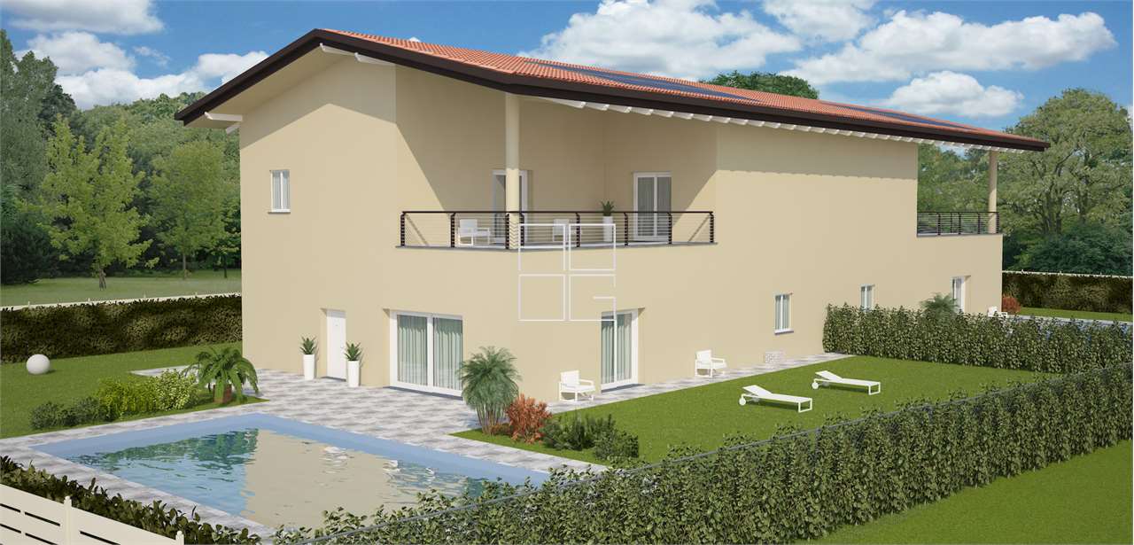 Nuova Villa Bifamiliare classe A4 a Moniga del Garda