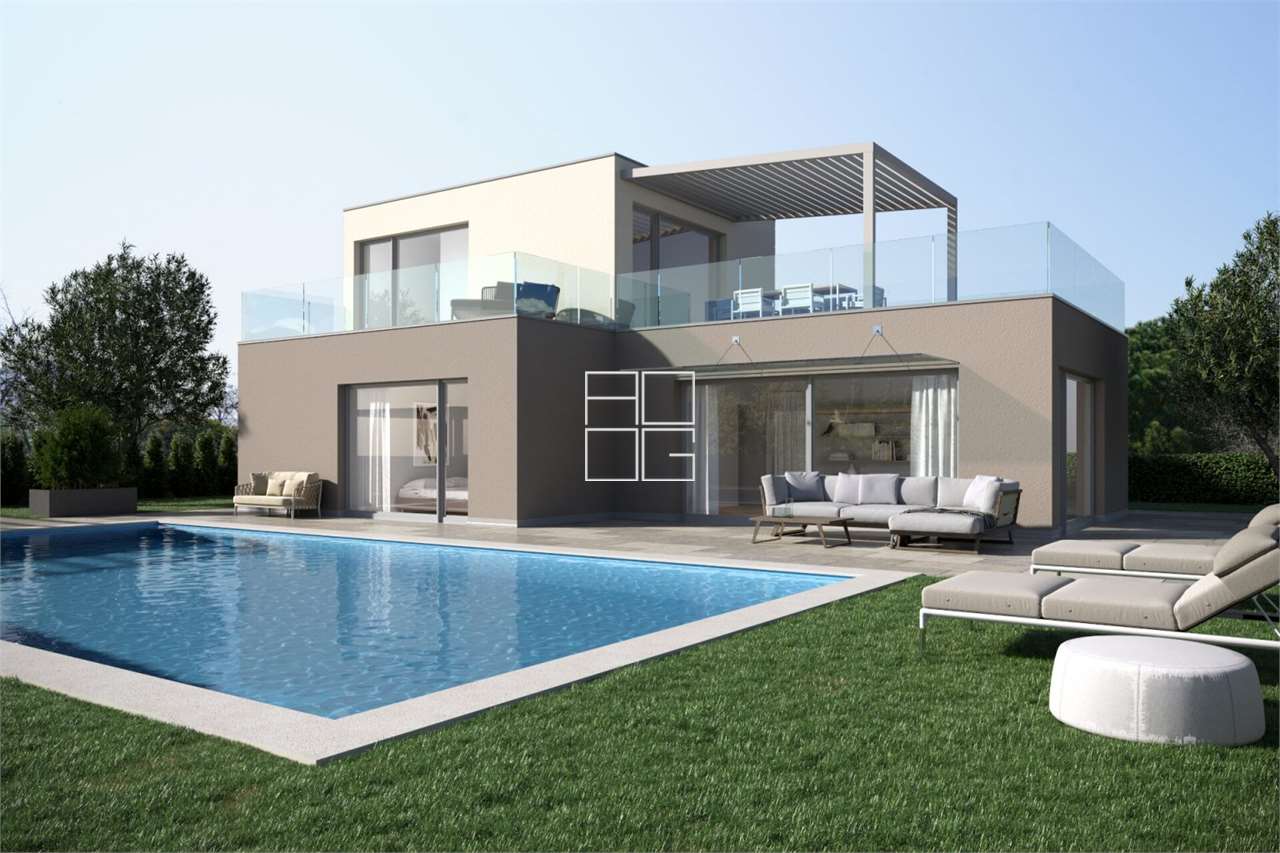 Design-Villa in hügeligem Wohngebiet in Lonato del Garda