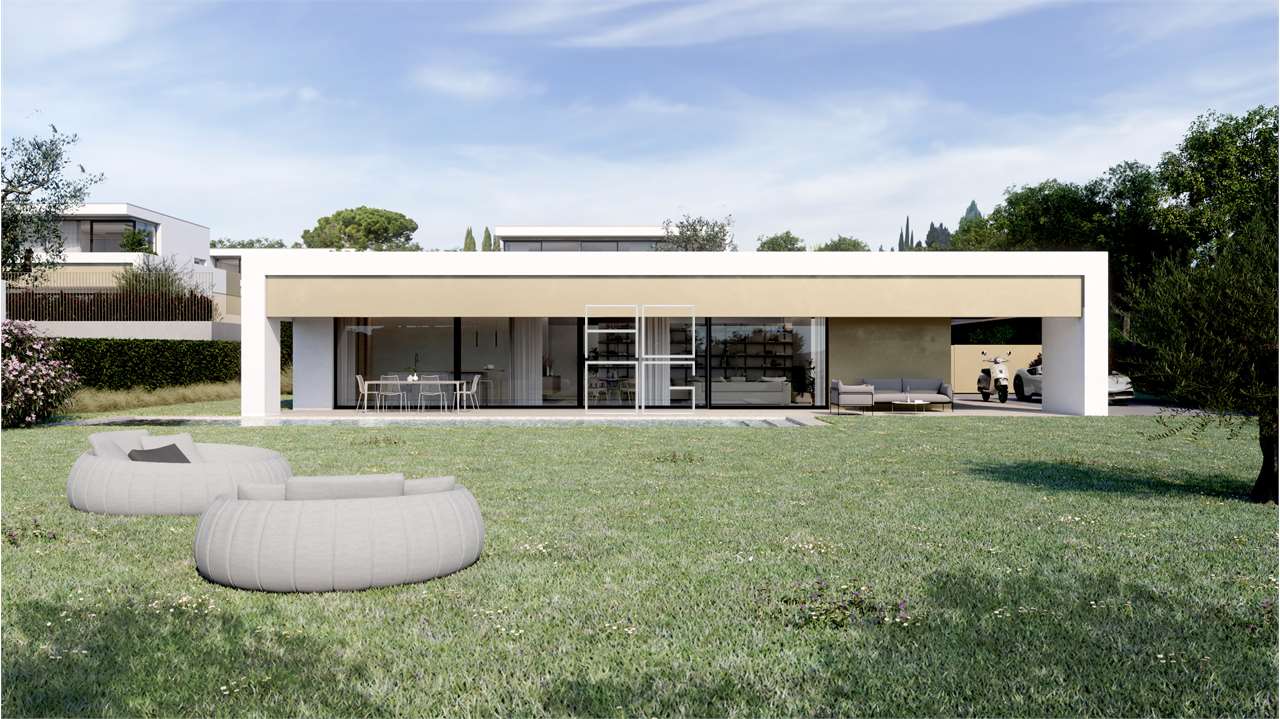 Prestigious design villa in elegant context in Moniga del Garda