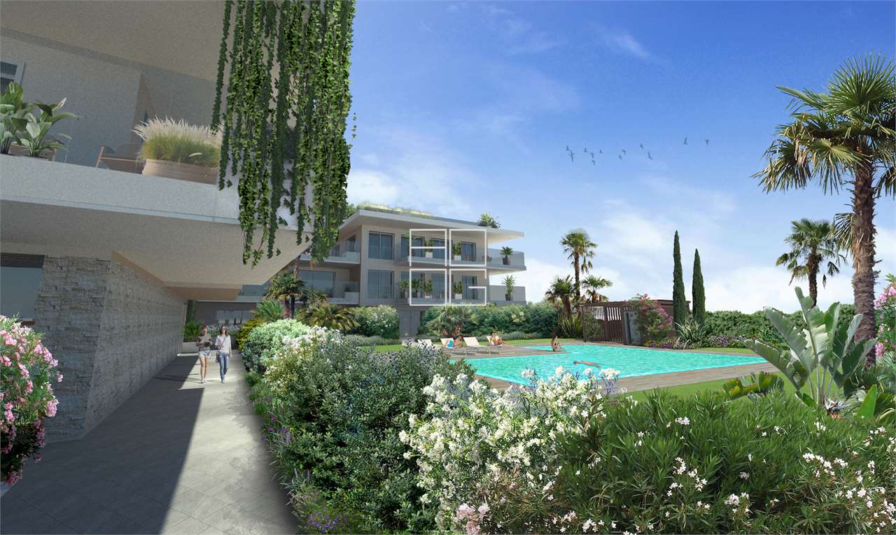 Three-room apartment in new residence with pool in Desenzano del Garda