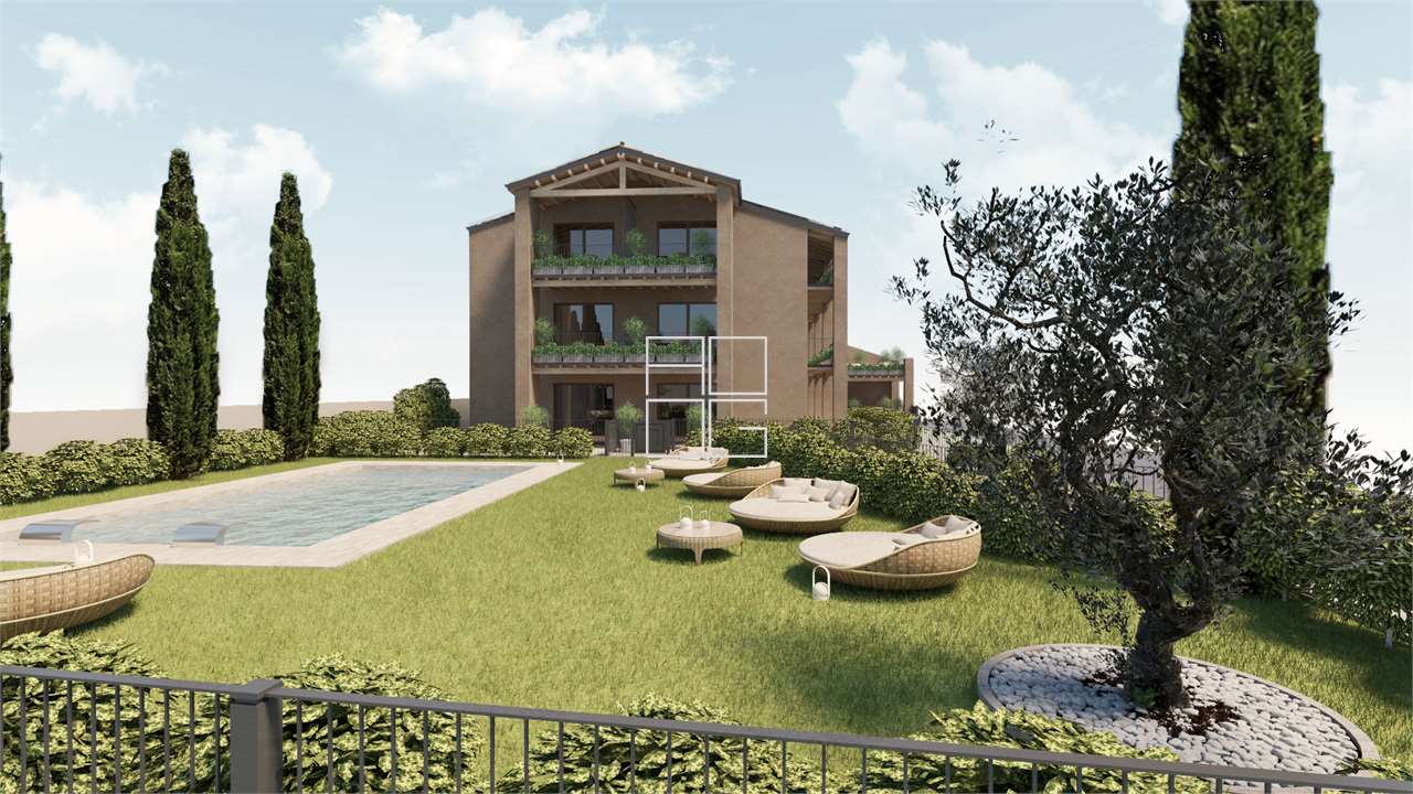 Pезиденция, утопающая в зелени, с бассейном в Desenzano del Garda