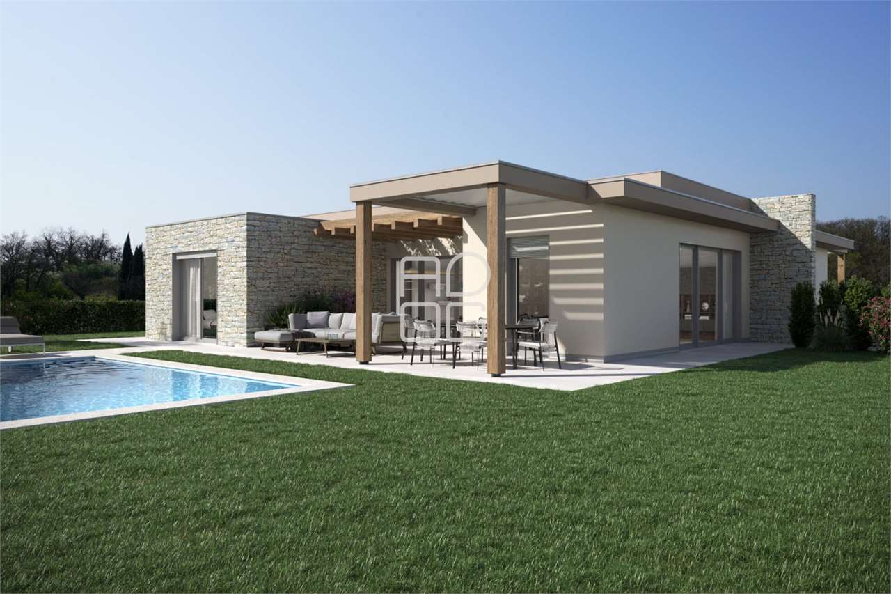 New semi-detached villa in hilly area in Lonato del Garda
