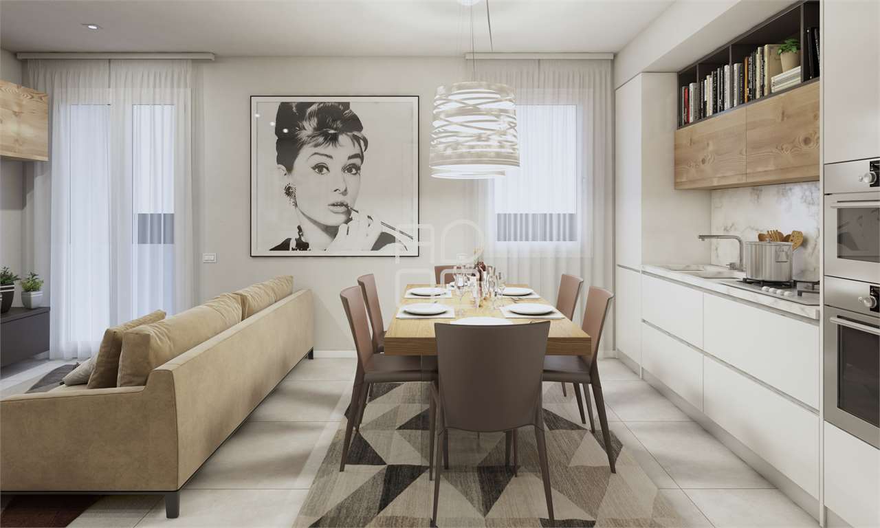Four-room apartment in new renovated building in Desenzano del Garda
