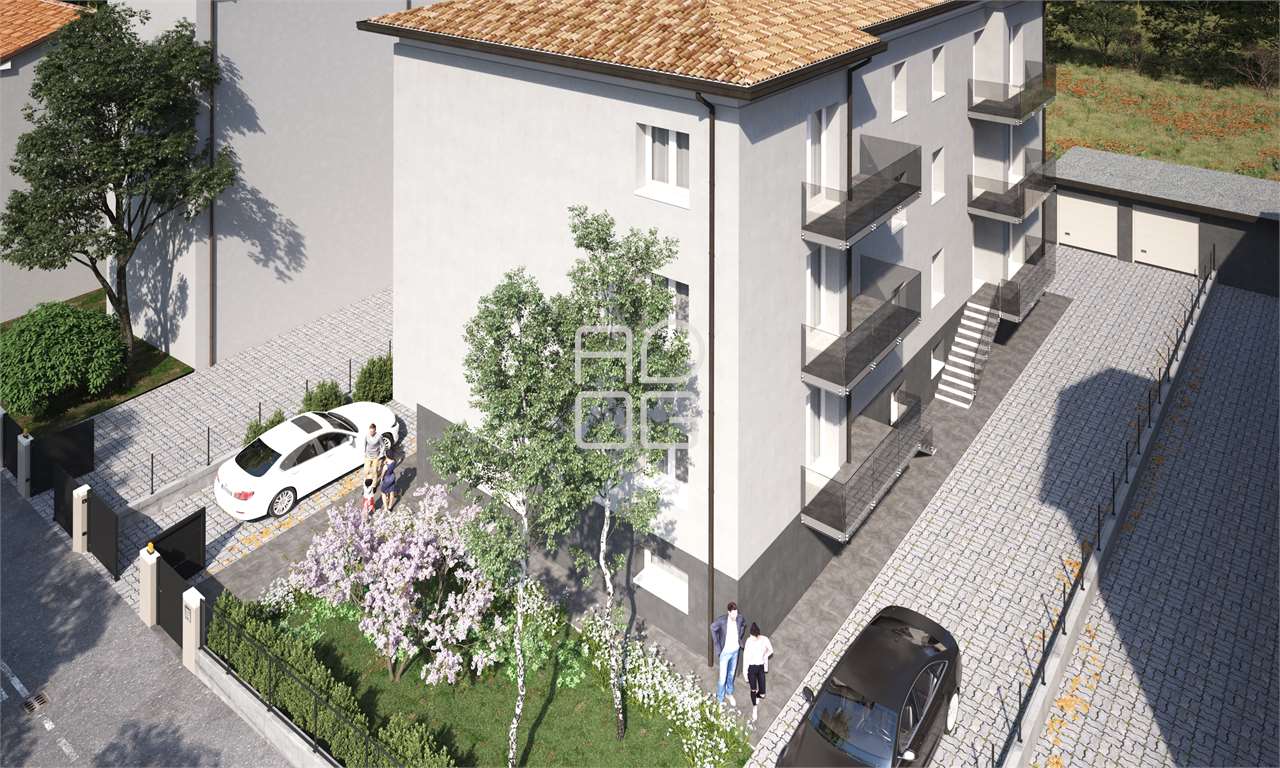 Двухкомнатная квартира в отремонтированном здании в Desenzano del Garda