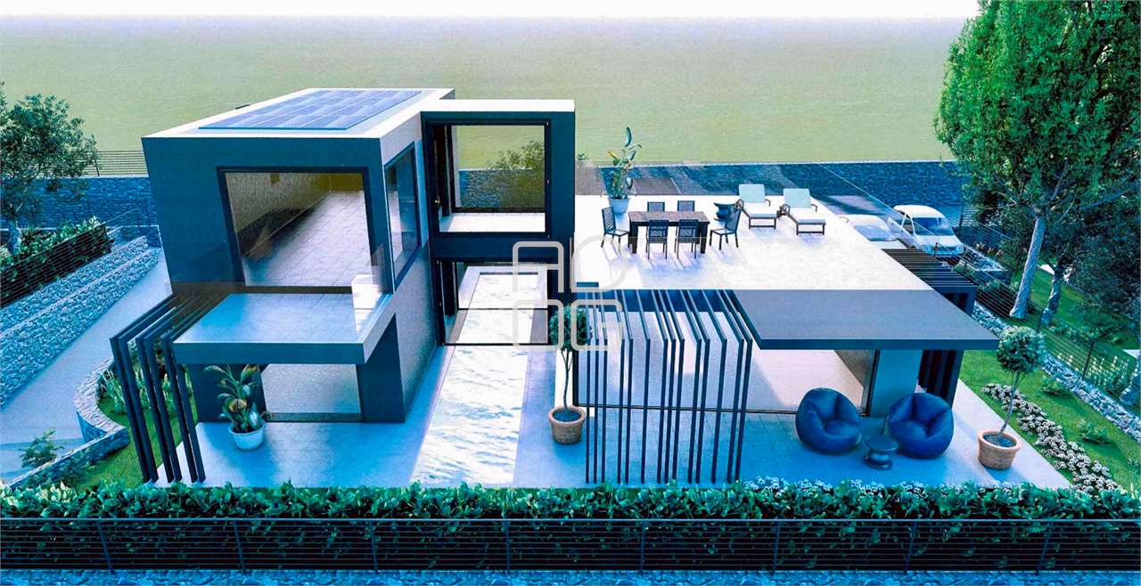 Design-Villa mit schönem Seeblick in Planung in Lonato del Garda